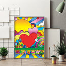 5D DIY Colorful Heart Full Round Drill Diamond Painting Kit Artwork Craft