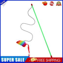 Funny Cat Rods Interactive Toys Cat Teaser Stick Mouse Steel Wire Colourful