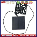 Outdoor Solar Panel Ventilator Fan 5W 6V Greenhouse Exhaust Fan Air Extractor