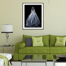 5D DIY Full Drill Diamond Painting Wedding Dress Embroidery Mosaic Kit Wall Arts