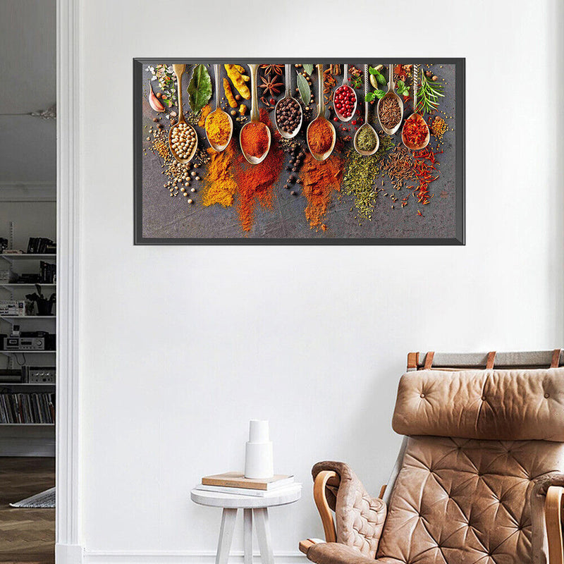 Flavoring Oil Paint By Numbers Kit Canvas DIY Picture Hand Painted Wall Art