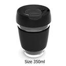 #A Silicone Home Travel Cups Easy Clean Water Cups Food Grade Drinking Tea Coffe