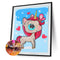 DIY 5D Cartoon Horn Horse Part Special Shape Diamond Painting Kit (T049)