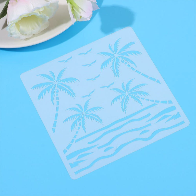 Wall Paint Ocean Sea Animal Painting Hollow Template 6x6Inch Creatures Stencil