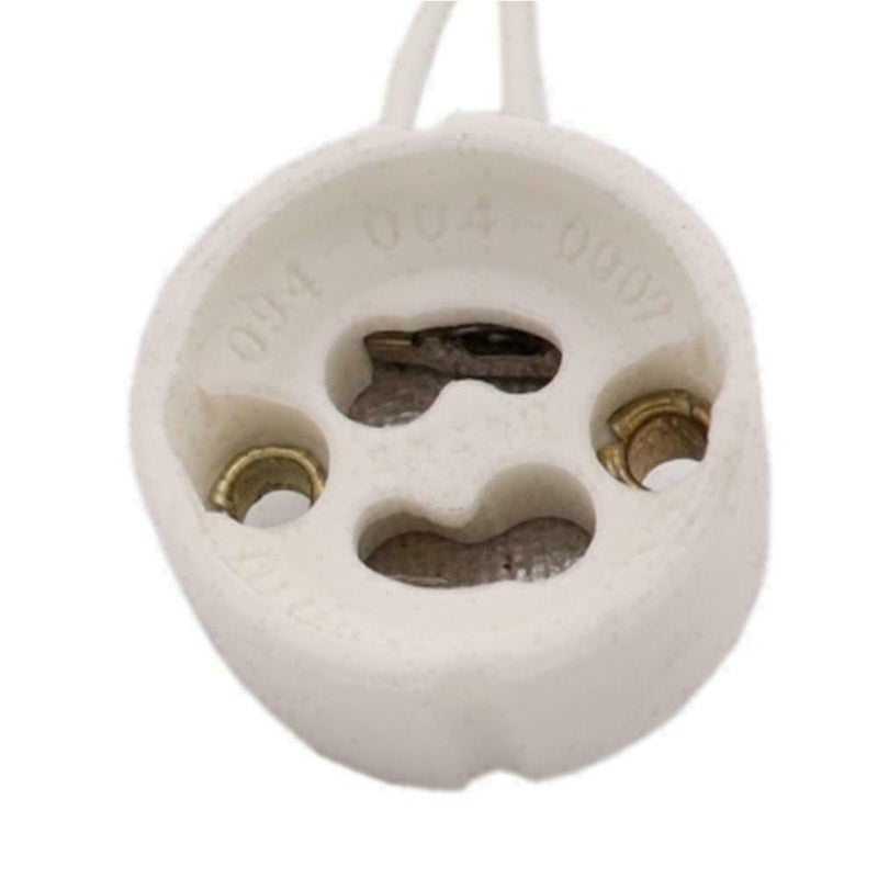 1x GU10 Ceramic Sockets, Halogen, LED Bulb, Lamp Holder Light Fitting Base E1P7