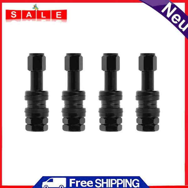 4PCS/Set Car Stainless Steel Clamp-in Tubeless Wheel Tire Valves Automobile