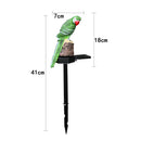 LED Solar Lights Parrot Waterproof Lawn Stakes Lamps Garden Decor (Green) Newly