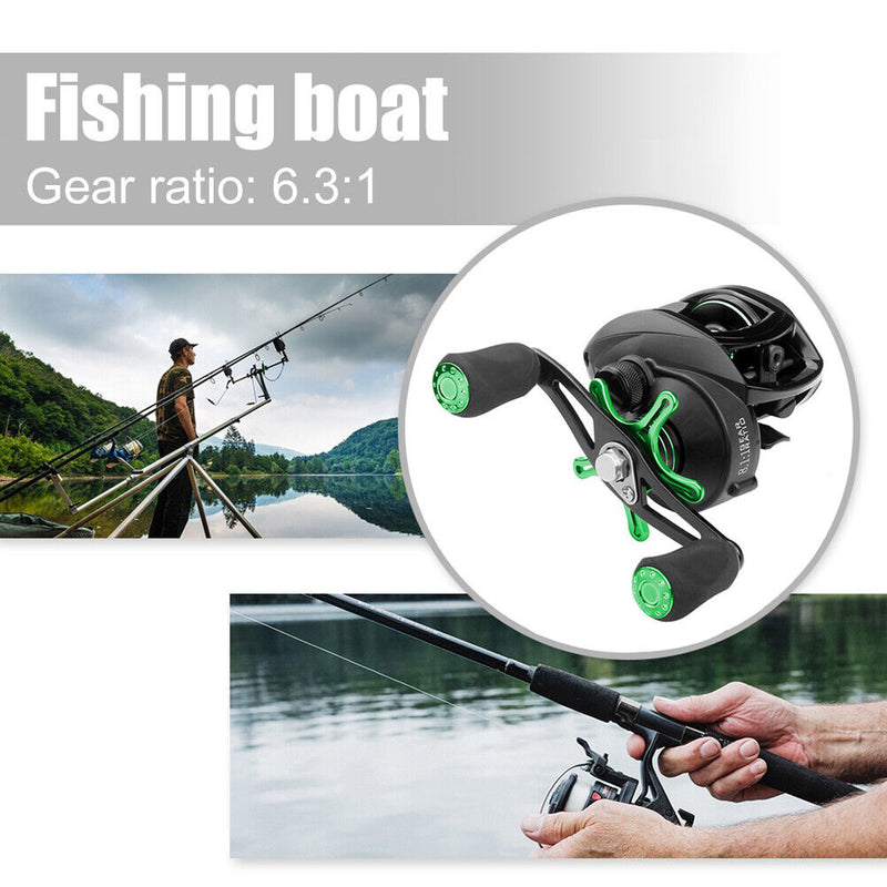#A Professional Baitcasting Reel Tackle Casting Fishing Reel for Sea Saltwater C