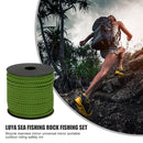 164ft 7-Strand Paracord Parachute Cord Tent Rope for Hiking Camping (Green)