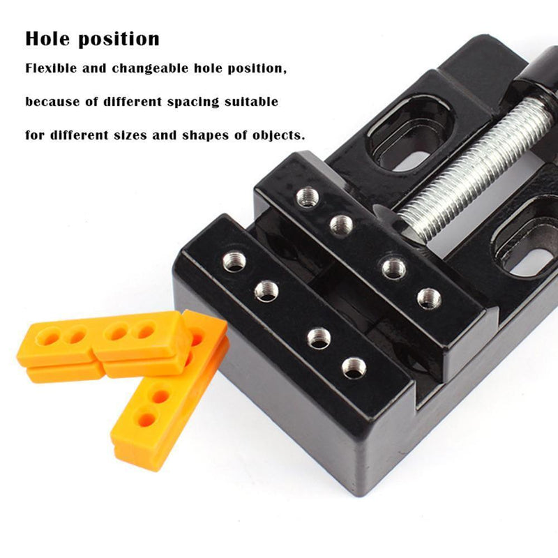 Universal 57mm Adjustable Mini Jaw Bench Clamp Drill Press Fixed Table Vise