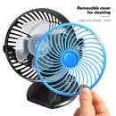 Clip on Mini Desk Fan Portable Rechargeable USB Powered Personal Cooling