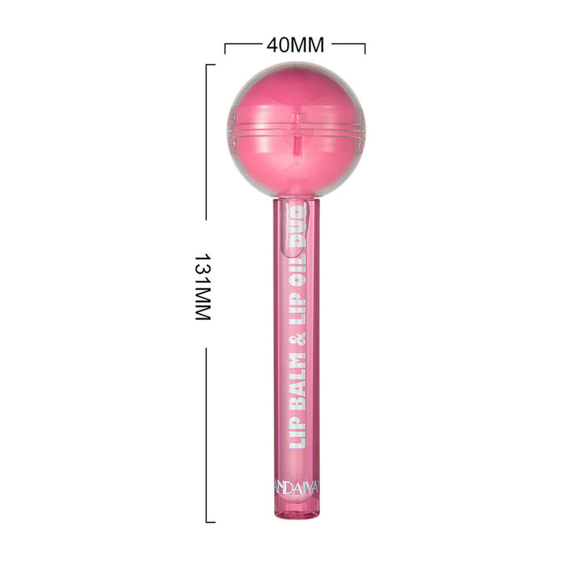 Lollipop Waterproof Long Lasting Moist Lip Gloss Moisturizing Makeup 6 Colors