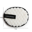 Microfiber Pads Remover Face Cleansing Towel Makeup Cosmetic Puff (White) Newly