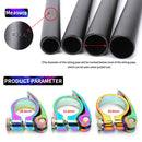 OUO MTB Bicycle Seat Clamp Aluminium Quick Release Seatpost Clip (31.8mm) Newly