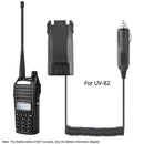 Car Charger Battery Eliminator Adapter for Baofeng UV-82 Walkie Talkie Newly
