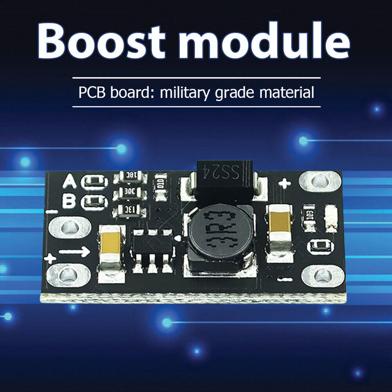 3.7V to 12V DC-DC Step Up Board 5V/8V/9V/12V Output Lithium Battery Boost
