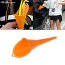 Motorcycle Car Long Mouth Funnel Plastic Refueling Oil Filling Liquid Spout O5V9