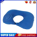 #A U-Shape Travel Pillow Press Type Air Inflatable Portable Airplane Car Bed Pil