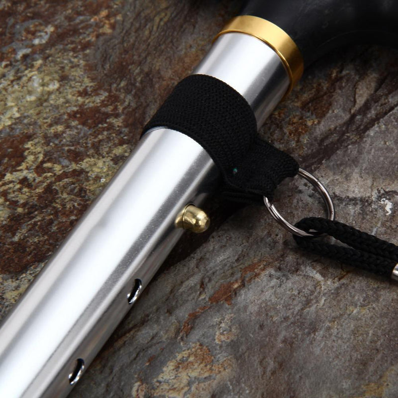 Adjustable Foldable Walking Trekking Hiking Stick Cane Crutch Alpenstock Newly