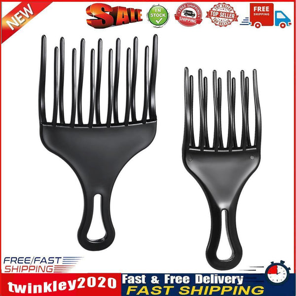 Hairdressing Fork Comb Afro-comb Smooth Hair Styling Tools Hairbrush (C) Newly