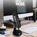 USB Condenser Microphone PC Laptop Singing Gaming Recording Mic with Monitor