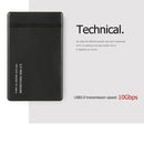 2.5 Inch USB2.0 SATA Hard Disk Drive Box External HDD Enclosure (Black)