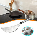Stainless Steel Pot Strainer Slag Holder Drainer Water Filtering Sieve Tool