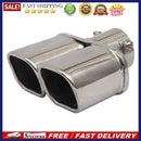 Universal Dual Exhaust Tail Pipe Muffler Tip 2.5 inch Inlet Bolt-on Square