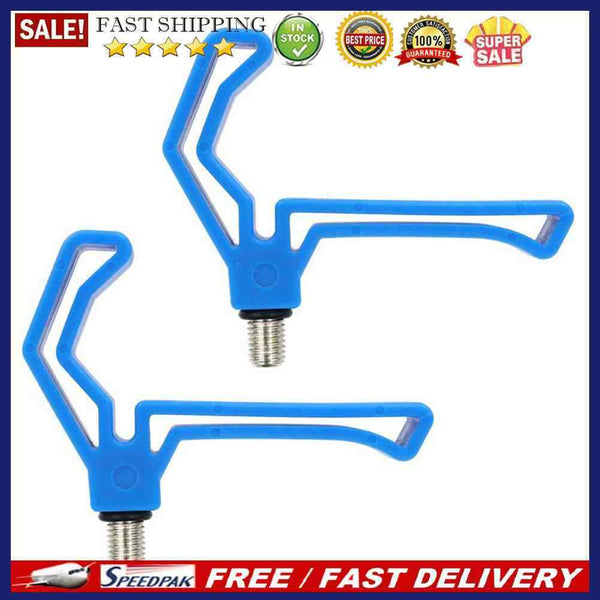 2pcs M3/8 Plastic Fishing Rod Gripper Head Carp Fish Pole Holder Bracket Supp
