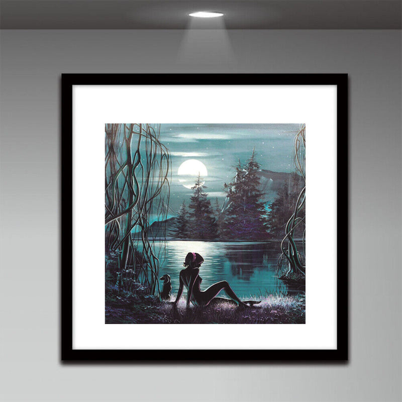 Moon Beauty 5D Full Drill Diamond Painting Embroidery DIY Cross Stitch Gift