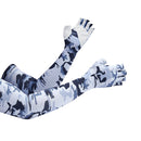 Cycling Ice Arm Sleeves Cover Ice Silk Summer Cooling Sports Half Finger Sleeves