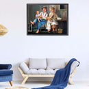 5D Diamond Painting Kit Oil Paint Couple Full Round Drill Rhinestone DIY Craf