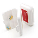 Portabe Multilayer 8 Compartment Pill Box Moistureproof Pill Holder Red
