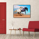 Painting By Numbers Kit DIY Fine Horse Hand Painted Canvas Oil Art Picture Craft
