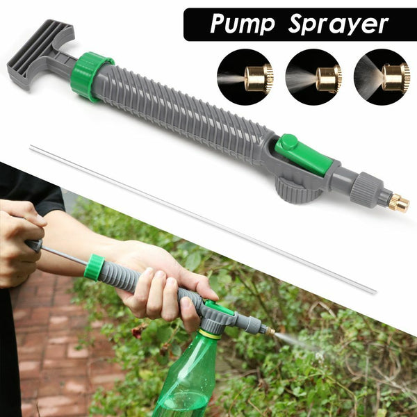 Watering Tool Adjustable Manual Sprayer Air Pump Head Nozzle Drink Bottle Spray