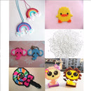 1000PCS Funny Fusion Fuse Beads Refills Solid Color Kid Kit Craft Creative Sp