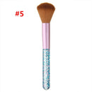 Handle Nail Cleaner Brush Girl Lip Shadow Eyelash Blending Brushes Makeup Tool