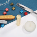 Retro Cylindrical Sealing Wax Brass Envelope Stamp Customs Accessories (B) Newly