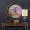 30 x 30cm Metal Tin Diamond Painting Clock DIY Owl Rhinestone Picture Wall Decor