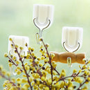 6pcs Viscose Hook Strong Wall Stickers Towel Holder Kitchen Bathroom Home Gadget