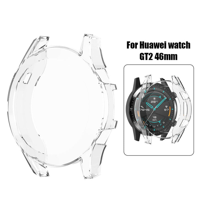 TPU Protective Case for Huawei Watch GT 2 GT2 46mm Protector Cover (White) Newly