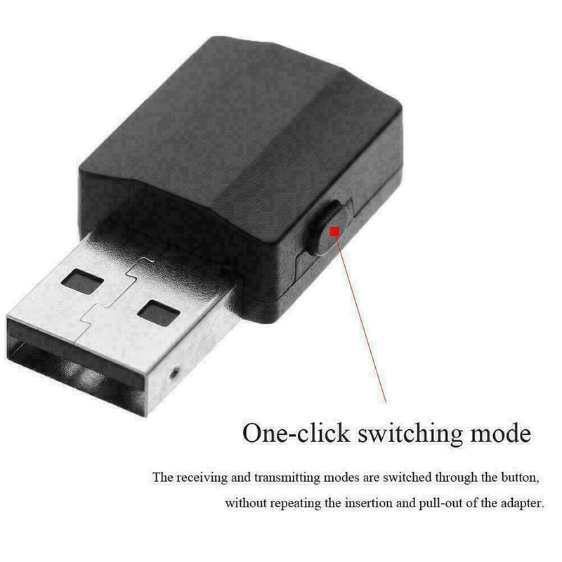 Bluetooth-compatible 5.0 Audio Adapter Transmitter Car For TV/PC HOT