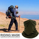 Breathable Cycling Solid Color Face Cover Riding Sunscreen Scarf Outdoor Band