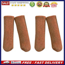 4pcs/set Thickened Solid Color Chair Feet Sock Anti-slip Table Leg Knitted Co