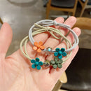 Gift High Elastic Cute Hair Accessories Hair Tie Rope Flower Petal Hair Ring
