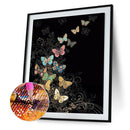 5D DIY Butterfly Full Round Diamond Painting Mosaic Rhinestone Picture