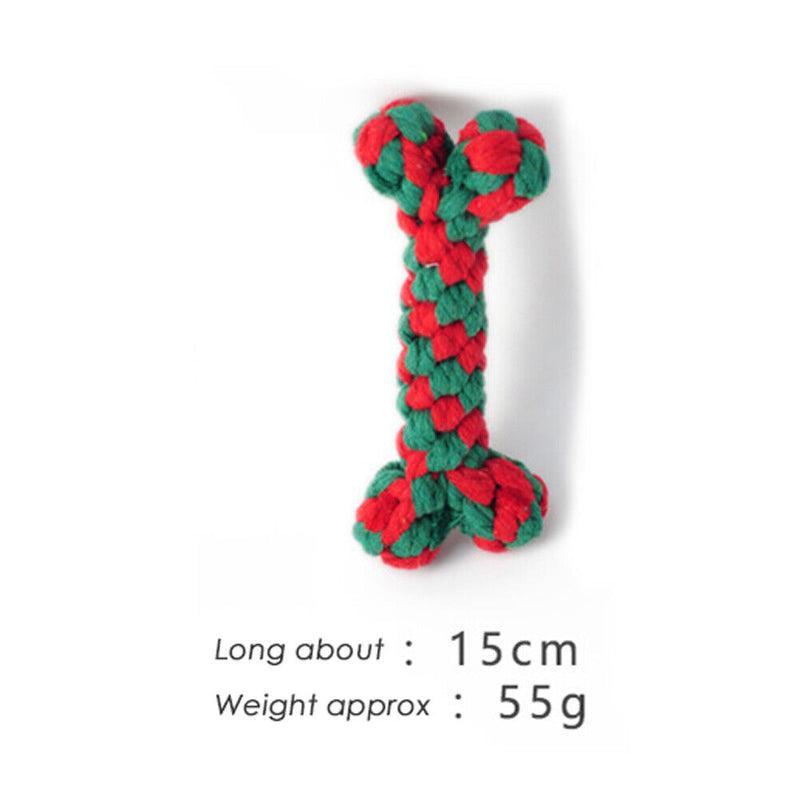 Bite Resistant Dog Toys Interactive Cotton Rope Knot Puppy Chewing Accessories