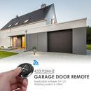 Round 433MHz Remote Control Garage Door Electric Gate Clone Key Fob (1pc)
