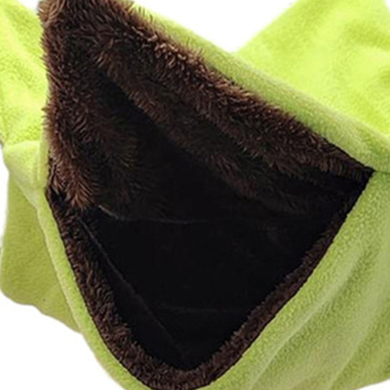 Small Animal Hammocks Warm Plush Small Rabbit Bed Hammock Sugar Gliders Cag