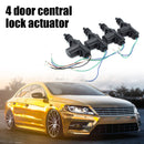 12V Universal Car Door Lock Actuator 4 Doors Keyless Entry System Locking Kit